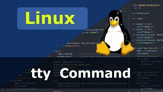 Linux Command  tty [upl. by Erda]