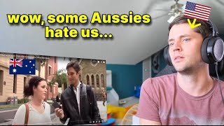 American reacts to What Australians Think of Americans [upl. by Sgninnej298]