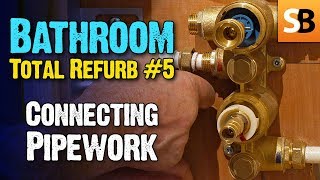 Bathroom Renovation 5  Piping Up amp Plumbing Tips [upl. by Onafets]