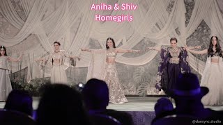 Dansync Weddings  Aniha amp Shiv  Homegirls [upl. by Chickie239]