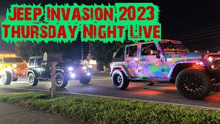 Live From Jeep Invasion 2023 Thursday Night in Pigeon Forge Tennessee GSMJI [upl. by Hcaz]