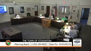 Stoughton Planning Board Meeting 82824 [upl. by Asyla]