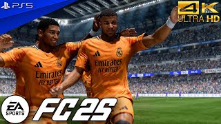 PS5 EA FC 25 New Official Gameplay  Real Madrid vs PSG  4K60FPS FIFA 25 [upl. by Kemeny]