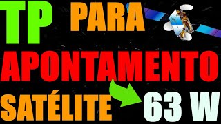 TP PARA APONTAMENTO DO SATELITE 63W [upl. by So]