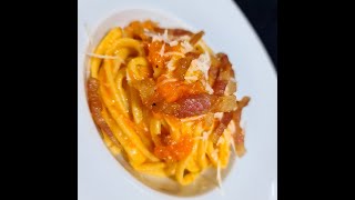 Tonnarelli con zucca e guanciale [upl. by Burnside]