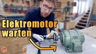 Elektromotor wartenrestaurieren  Papierdichtungen herstellen  Kompressor selber bauen [upl. by Nyved]