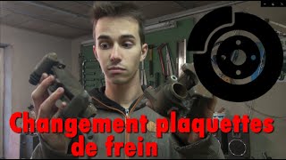 CHANGEMENT PLAQUETTES DE FREIN 4L mini tuto 4L TROPHY [upl. by Kehsihba]