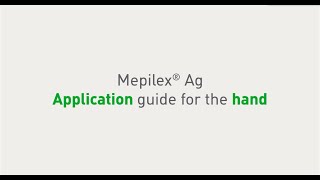 Mepilex Ag – dressing application on hand [upl. by Dorkus73]