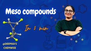 Meso compounds  stereochemistry  optically inactive compounds [upl. by Mairam]