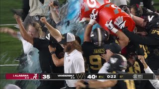 VANDERBILT 1000 UPSETS NO 1 ALABAMA IN WEEK 6 😱  ESPN BET [upl. by Amalita]