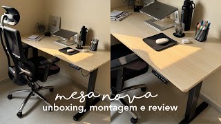 A MESA NOVA CHEGOU unboxing montagem amp review  Comfy ErgoLift [upl. by Nalaf]