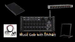 Setup the Behringer XR18 and HA8000 as a Portable and Cost Effective Stage Rack with IEMs [upl. by Ainerol]