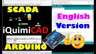 SCADA ARDUINO AND IQUIMICAD English version [upl. by Clarkin]