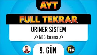 MEB Biyoloji Kitabı Üriner Sistem Taraması F10 Full Tekrar Kampı [upl. by Sedicla]