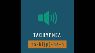 How To Pronounce Tachypnea [upl. by Anilasor]