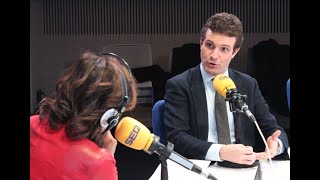 Casado sobre Franco el whatsapp Rufián y las elecciones andaluzas [upl. by Sinnel281]