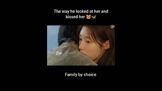 Their kiss scene 🫣😍jungchaeyeon hwanginyeop familybychoice [upl. by Strohben]