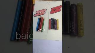 WHICH COLOUR IS BEST❓PENCIL COLOUR🆚OIL PASTELSshortvideotrandingshortviralvideo [upl. by Giguere]