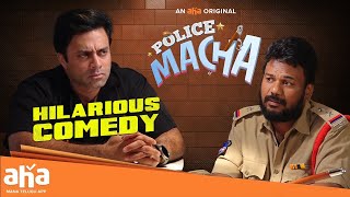 Police Macha Hilarious Comedy  Kiran Macha Navdeep  ahaVideoIN [upl. by Ahsenauq]