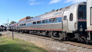 Metroliner Conference Car amp Beech Grove Inspection Car on Amtrak 20 [upl. by Natfa631]