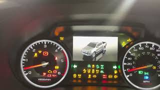 Isuzu D Max Service Light Reset 2021 MY21 onwards [upl. by Ras]