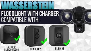 WASSERSTEIN 3 IN 1 FLOODLIGHT FOR BLINK OUTDOOR SECURITY CAMERA REVIEW [upl. by Odlaner]