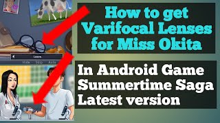 how to get varifocal lenses  Summertime Saga Game  Find Varifocal lenses  Games  Android [upl. by Pass]