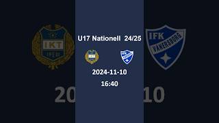 U17 Nationell Tellus  Vänersborg [upl. by Helbonna744]