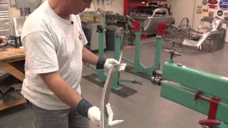 Metal Shaping with Lazze Scratch Building Frame Rails for Ford Roadster Pedal Car [upl. by Ralina]