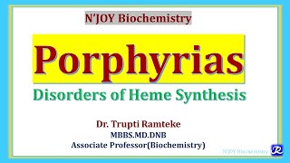 Porphyrias Heme Synthesis disorders  hemoglobin chemistry amp Metabolism  Biochemistry [upl. by Ninnette866]