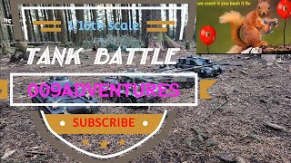 FOREST TANK BATTLE RC TANK DAY HENG LONG amp TAIGEN 116 TANKS [upl. by Aekin]