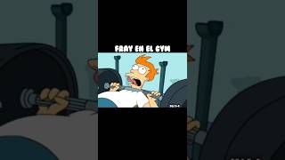 Fray en el Gym 🤣 futurama funny humor shorts shortsfeed shortsviral [upl. by Newell]