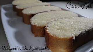 REBANADAS DE MANTEQUILLA RECETA FÁCIL DE HACER [upl. by Acima971]