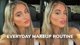 EVERYDAY MAKEUP ROUTINE natural amp dewy glass skin ft Rare Beauty Charlotte Tilbury amp more [upl. by Konopka]