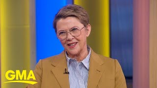 Annette Bening talks Oscar nomination for Nyad [upl. by Tomchay391]