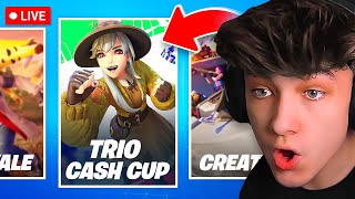 WINNING TRIO CASH CUP Fortnite Tournament [upl. by Anahsohs989]