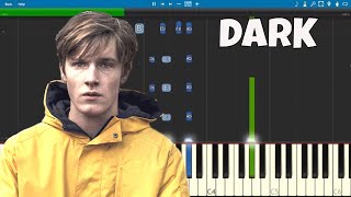 Dark Theme Song  Piano Tutorial  Netflix Apparat  Goodbye [upl. by Delia]