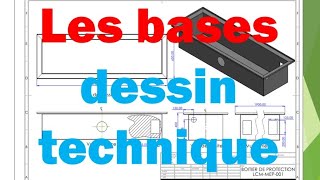 Comprendre le dessin technique  industriel tutoriel pour savoir interpreter les mises en plan [upl. by Penthea]