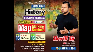 2023 2024 OL History Map Marking Online Seminar  English Medium 0773111294 [upl. by Collen973]