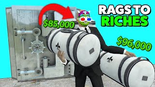 Making The MAX amount of Money in Gmod Darkrp Rags to Riches EP 2 [upl. by Devinna]