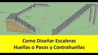 ¿Cómo Diseñar Una Escalera  Vea las Pautas de Diseño [upl. by Evers]