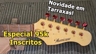 Guitarra Huricane  Tarraxa Dopamine Color Guyker  Curso de Tatui  Brunelli Luthier [upl. by Nawak]