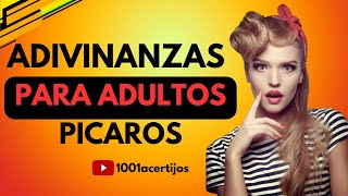 Adivinanzas PARA ADULTOS 10 1001acertijios [upl. by Pallaton251]