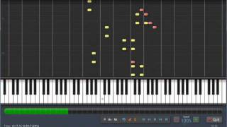 BIG theme  Big  Movie   Synthesia Piano Tutorial [upl. by Annaihs]