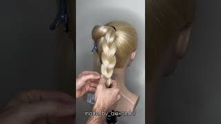 HAIRSTYLING LONGHAIR UPDO TUTORIAL with only 2 Ponytails madebyalexander [upl. by Temple]