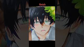 Drawing Oreki houtarou from hyouka fanart drawing hyouka freestyleart artwork viralshorts art [upl. by Oijimer]