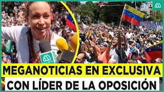 “Estamos dispuestos a una negociación” Meganoticias conversó con María Corina Machado [upl. by Chadabe770]