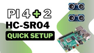 Connecting Two Ultrasonic sensors to Raspberry Pi Tutorial  DistanceSensor HCSR04 to RaspberryPi [upl. by Conard]