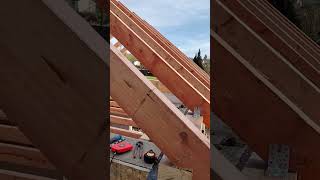 How To Install Roof Rafters The Easy Way [upl. by Stavros]