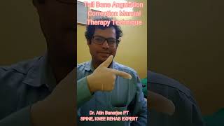 Tail Bone Angulation Correction Manual Therapy Technique By Dr Atin Banerjee [upl. by Creighton]